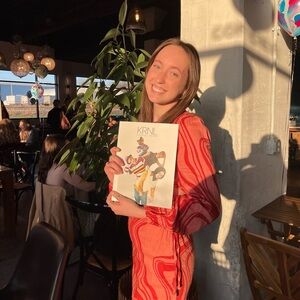 Forever 21 Red Swirl Mini Dress